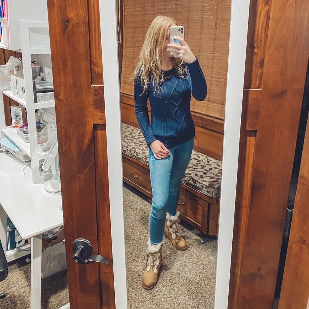 Navy Sweater